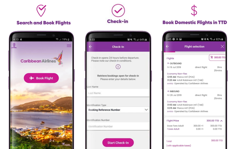 Caribbean Airlines использует технологии распознавания паспортов Smart Engines для продажи билетов и регистрации на рейсы в мобильном приложении