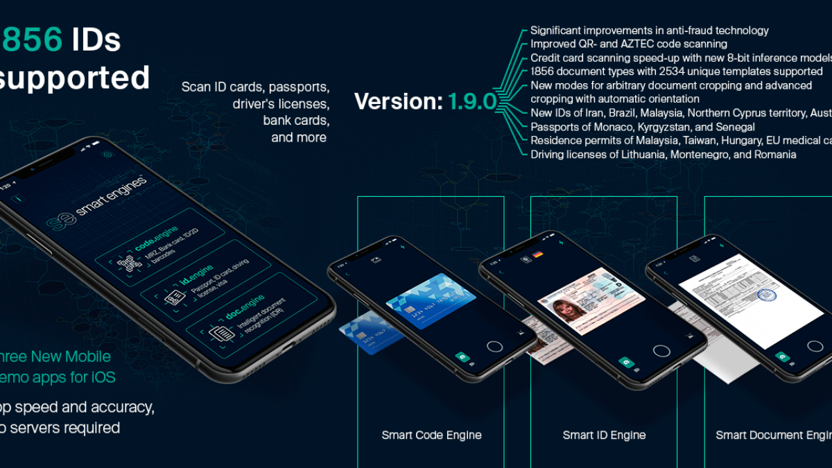 Smart Engines выпустила три новых демонстрационных приложения для iOS и SDK